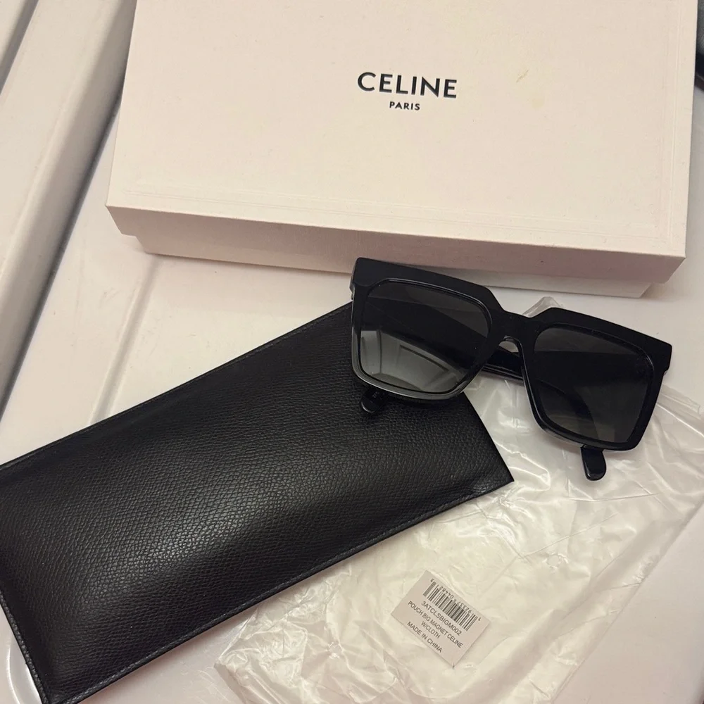 CELINE CL4055IN Sunglasses – Bold Acetate, Minimal Logo - Picture 2 of 7